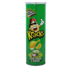 Kracks Potato Crisps Sandwich Cream Onion 160g